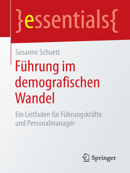 Title details for Führung im demografischen Wandel by Susanne Schuett - Available